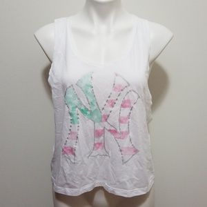 VS PINK MLB New York Yankees Soft Muscle Tank Top